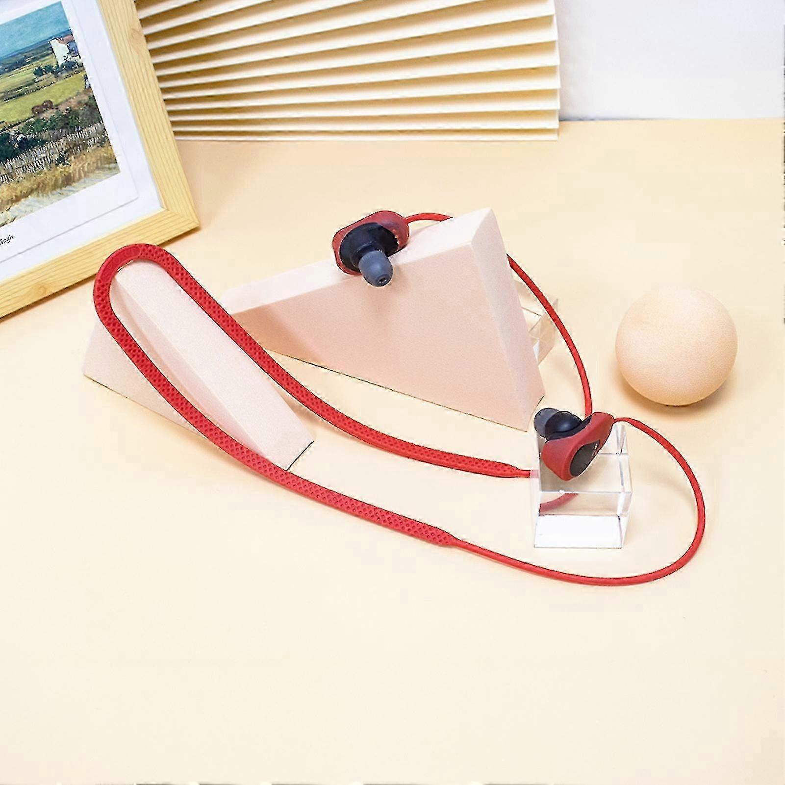 Practical Silicone Neck Strap for Bluetooth-Compatible Earbuds, Suitable for Certain Brand Models
