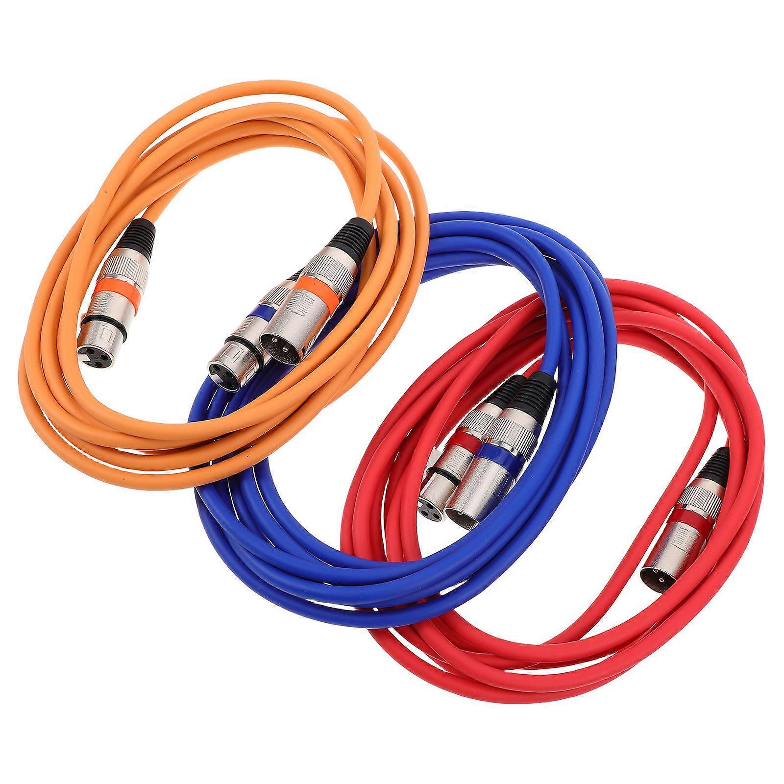 Balanced Audio Transmission Xlr Cables For Live Performances 3Set