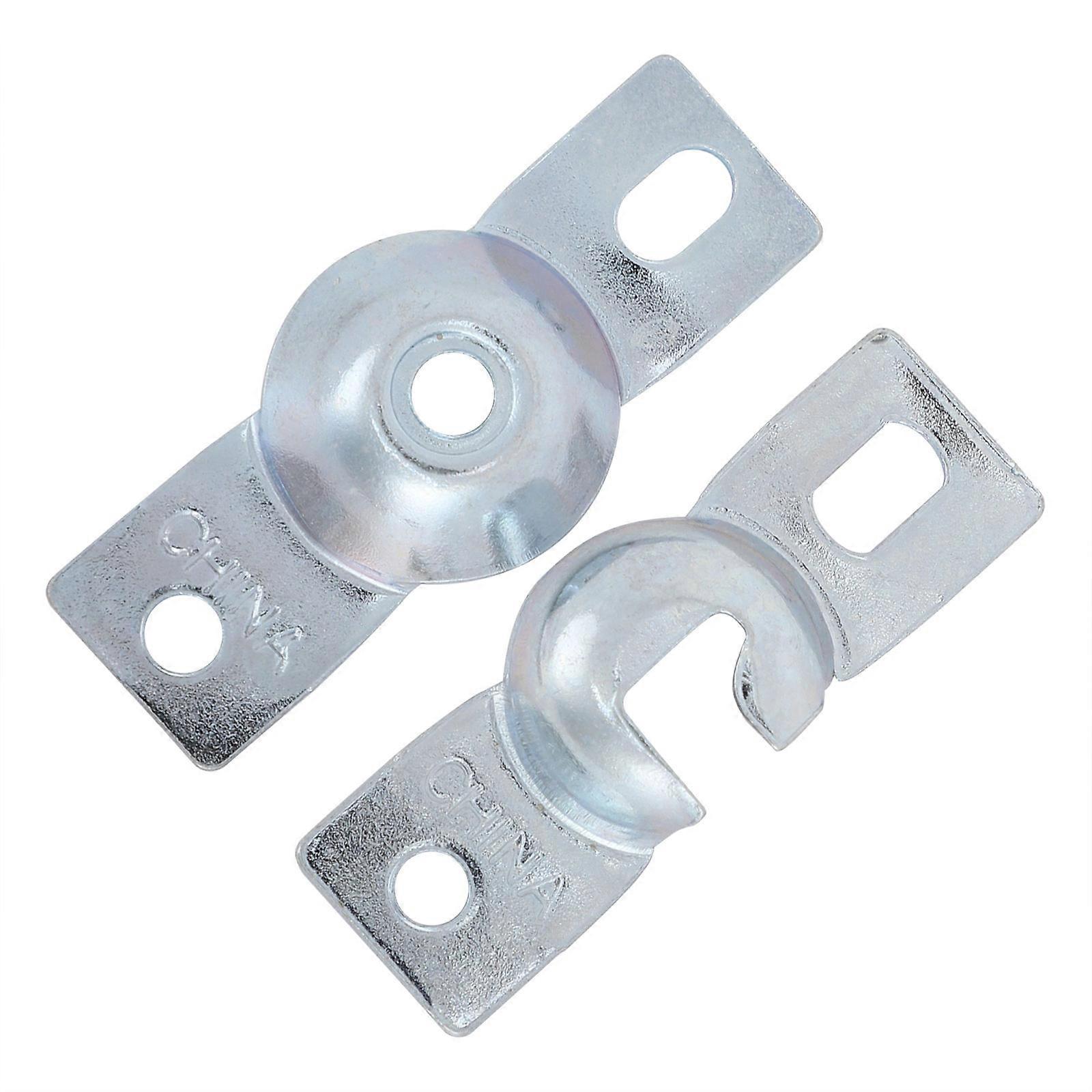 Curtain Mounting Roller Blind Brackets Home Use Iron 4x1.3cm 2 Sets