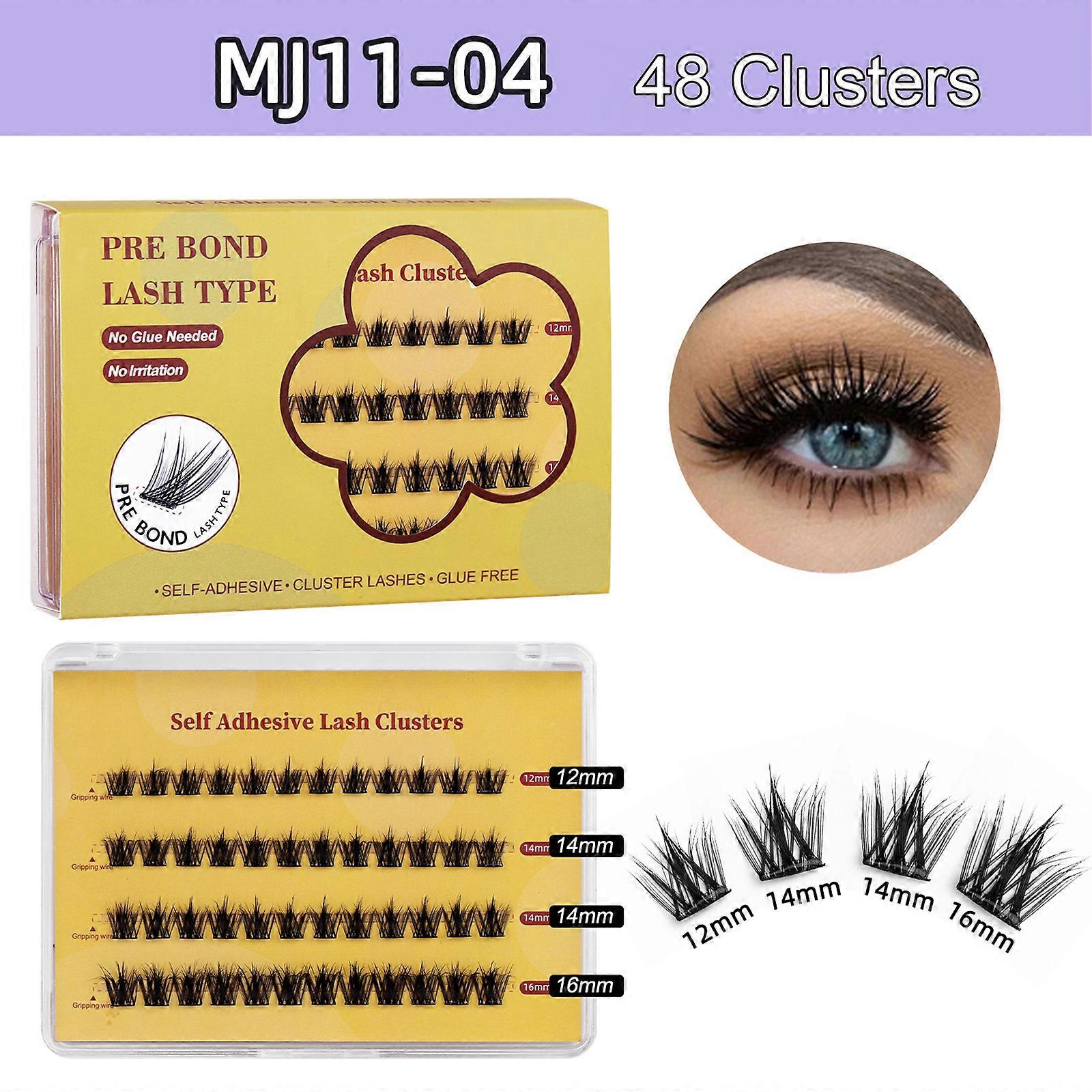 Segmented GlueFree Selfadhesive False Eyelashes Kit