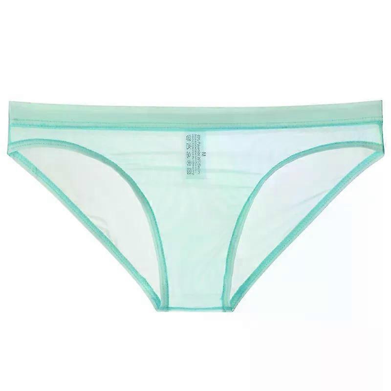 Ανδρικά σέξι σλιπ εσώρουχα Ice Silk Mesh Διαφανή εσώρουχα Gay χαμηλή μέση Mankini Απρόσκοπτη γρήγορη ξήρανση Sissy See Through Εσώρουχα