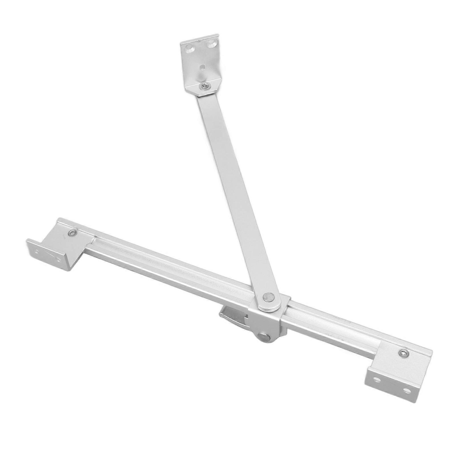 Casement Window Hinge Adjustable T Shape Positioning Window Safety Hinge Extrapolated Window Fitting for Home Office Silver 