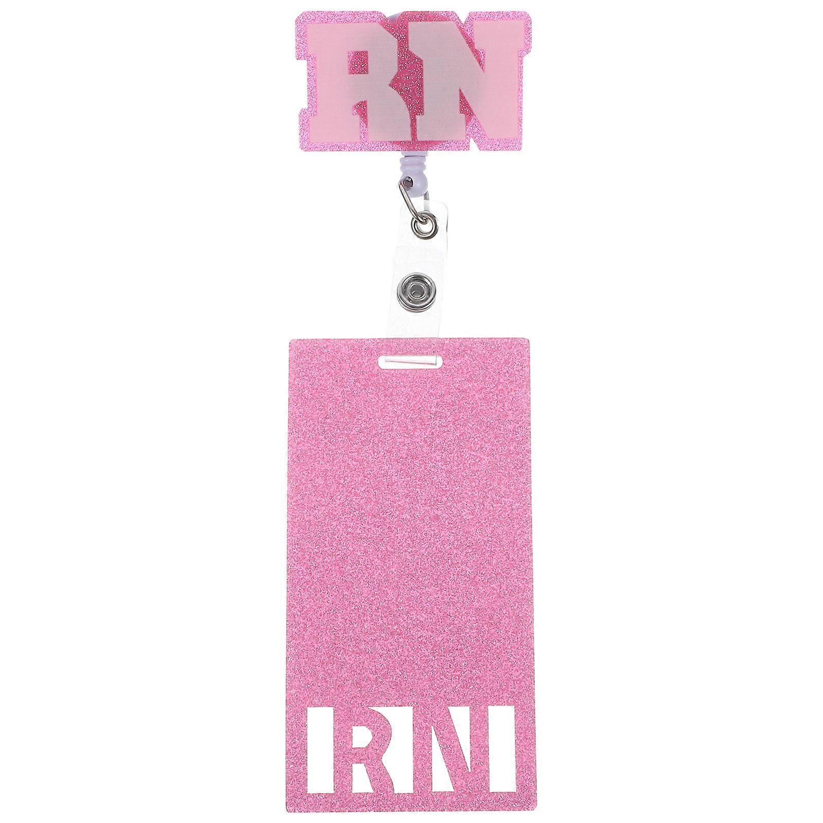Nurse Badge Accessories Acrylic Material ID Card Holder Seminars Concerts Workplaces 1Set