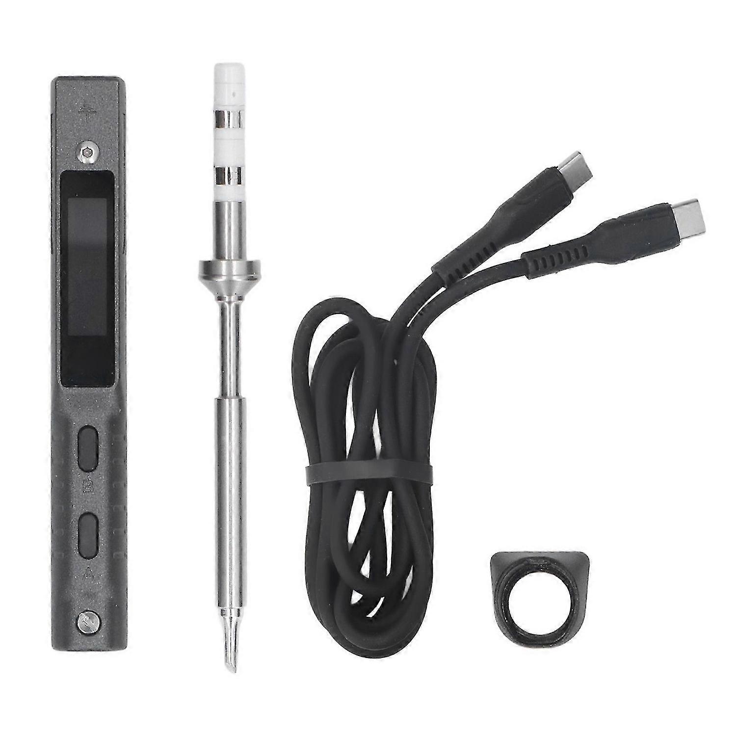 MINIWARE Smart Soldering Iron Set Mini Kit Temperature Adjustable Range 50400 USB TYPE C 65W DC924V TS101