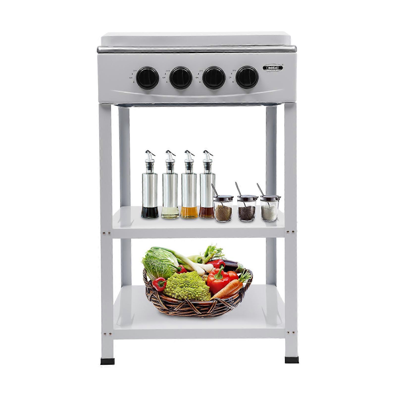 Réchaud à gaz extérieur Réchaud à gaz à 4 brûleurs Réchaud de camping vertical extérieur Cuisson au gaz naturel