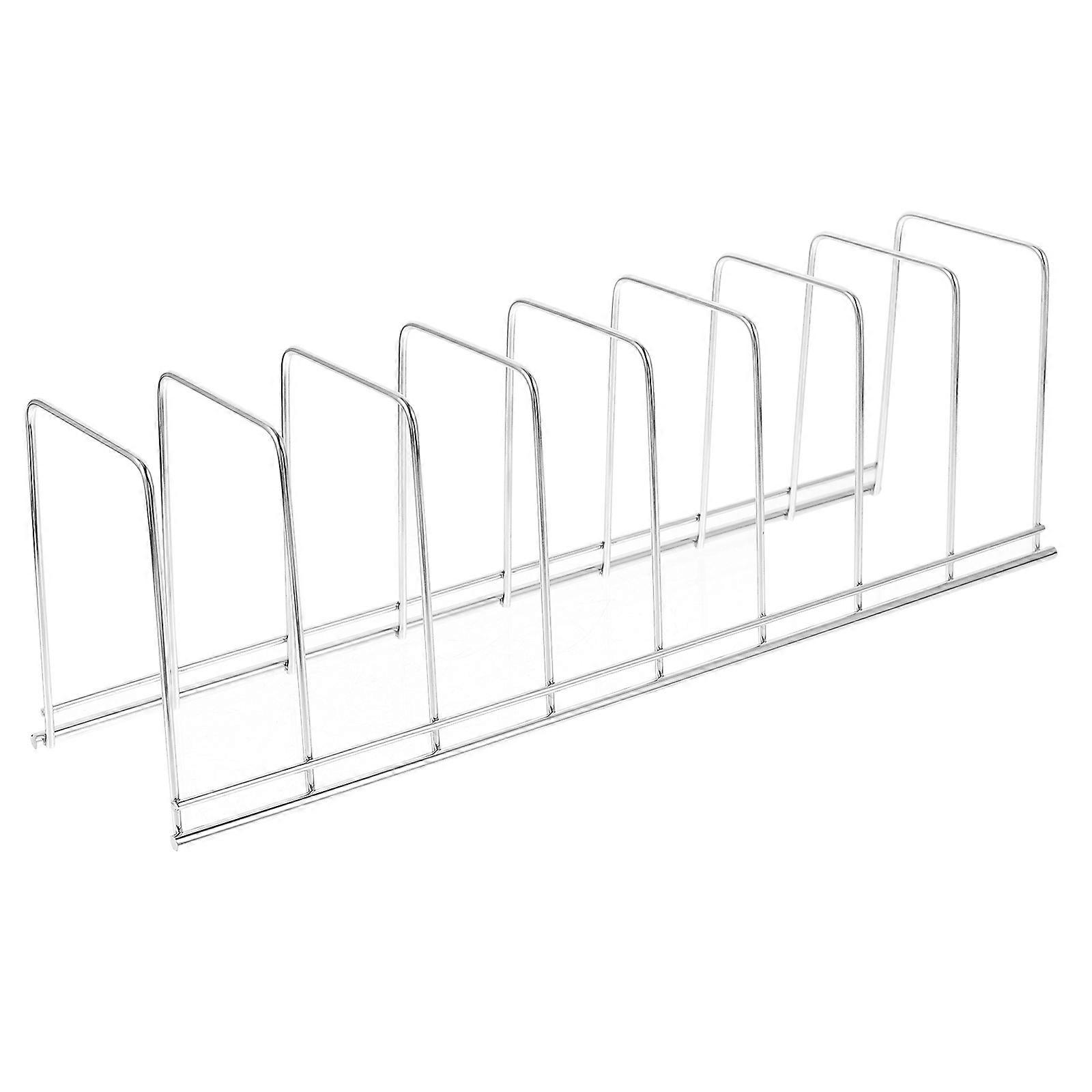 Stainless Steel Plate Rack Dish Organizer Drying Rack Kitchen Use 30.00X10.00X7.50cm 1Set