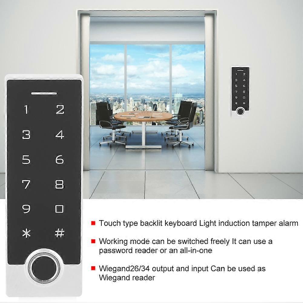 125khz Access Control Machine IP68 Waterproof Fingerprint Password Card Backlit Keyboard Wiegand26/34