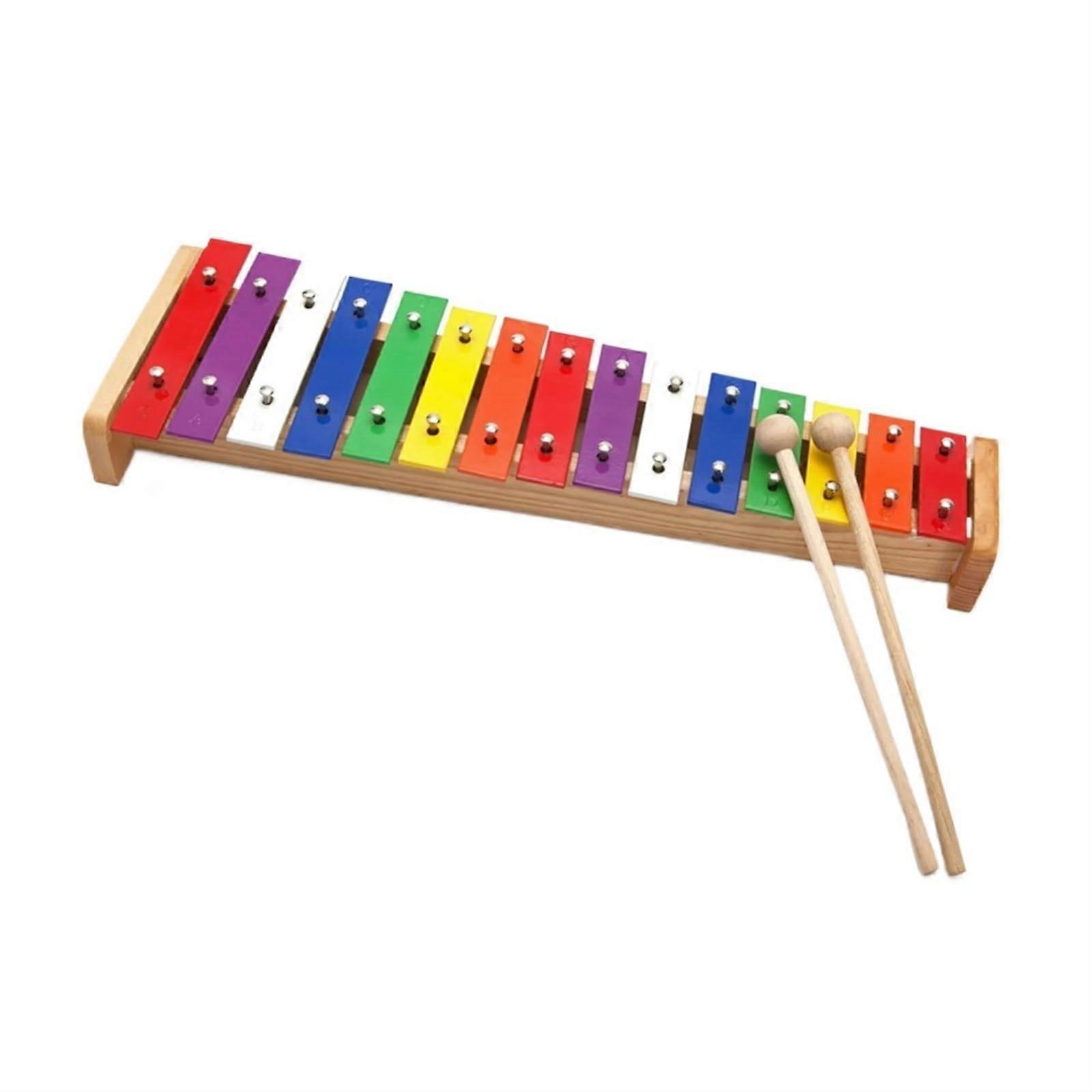 15Note Colorful Xylophone, BeginnerFriendly HandTap Piano, Easy to Play
