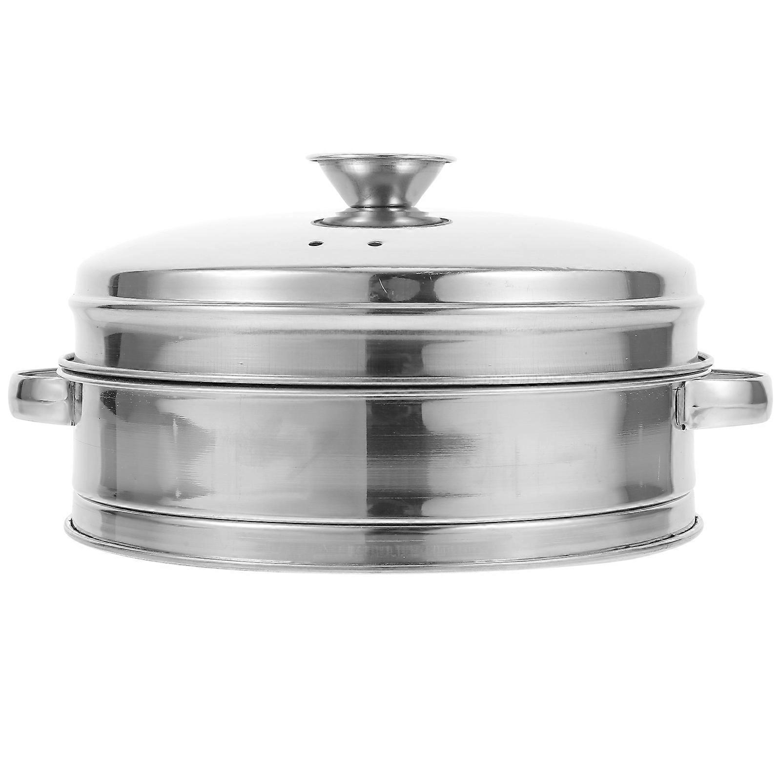 Steamer Basket Set with Lid, High Temperature Resistant for Dim Sum, Vegetables, and Seafood Cooking