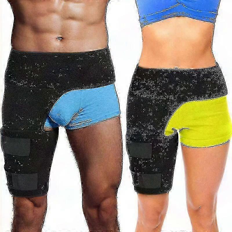 Adjustable SI Joint Support Brace for Sciatica Pain Relief - Hip Replacement Compression Sleeve with Groin & Hamstring Stabilization