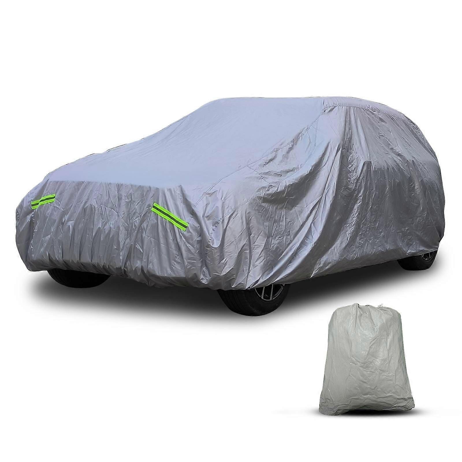 190"-200" Universal for Car Cover Waterproof All Weather Fit SUV Length Silver NO.2911