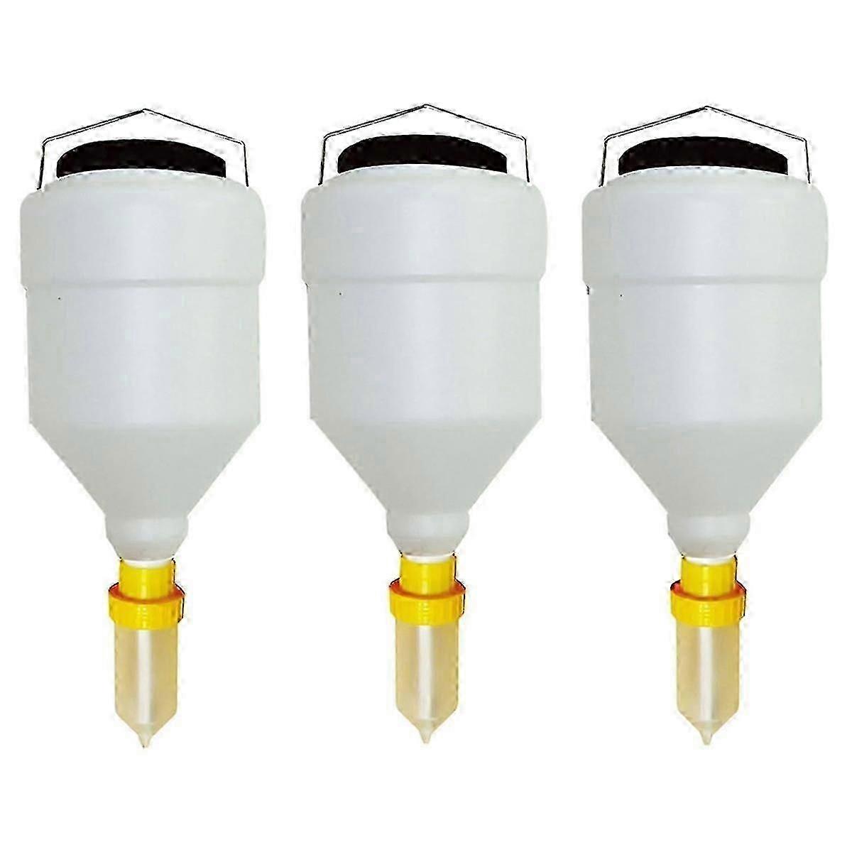 3.5L Hanging Sauce Dispenser & Squeeze Bottle - Large Diameter Squeeze Bottle for Easy Serving & Condiment Storage