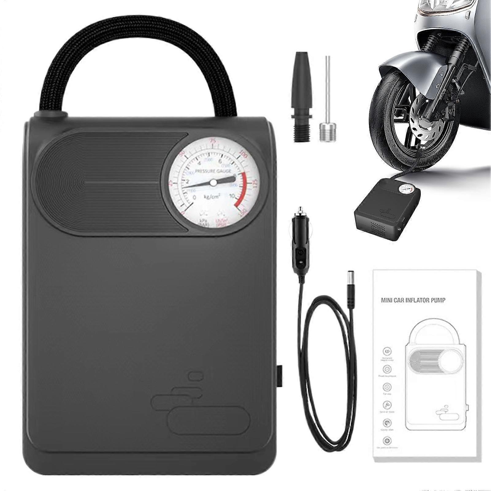 Smart Digital Tyre Inflator, MultiPurpose Trolley, Fast Inflation for Motorcycles, Bicycles, Balls