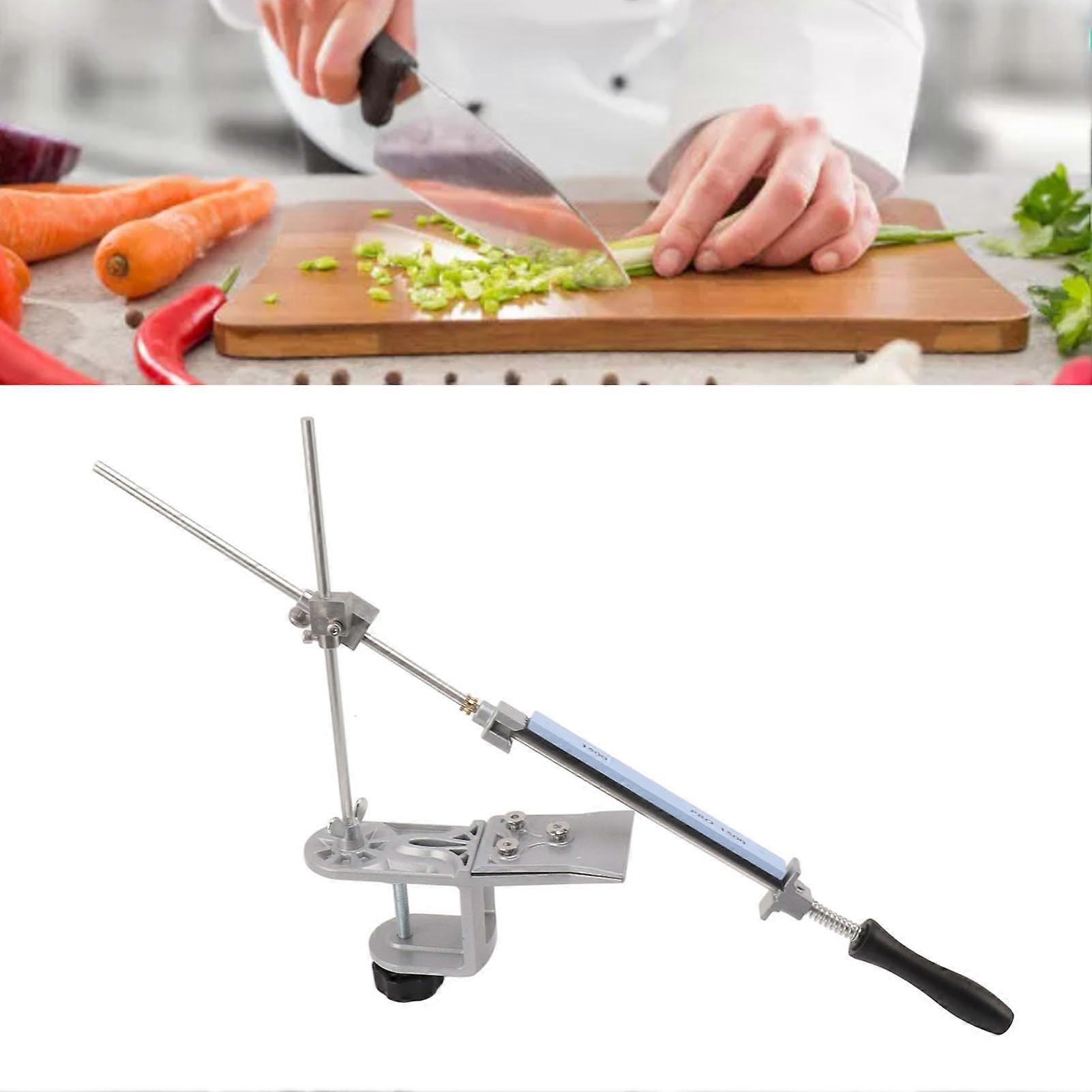 RH 07 Kitchen Knife Sharpener Knife Light Weight Polishing Tool Multi Function Knife Sharpening System for Home Clamping 