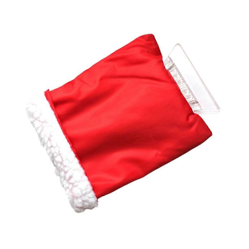 strength vehicle snow shovel, ice scraper with insulated gloves for easy handling, quick access, safe operation, red