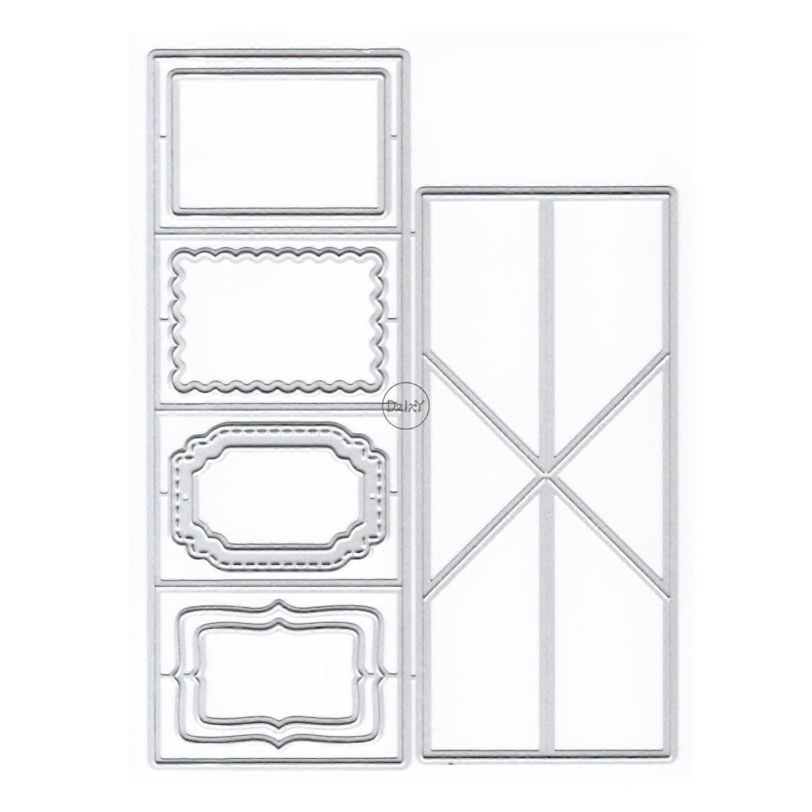 Phase Frame Lace Metal Cutting Dies For Card Making And Scrapbooking, Embossing, Templates And Stencils, 23-Inch