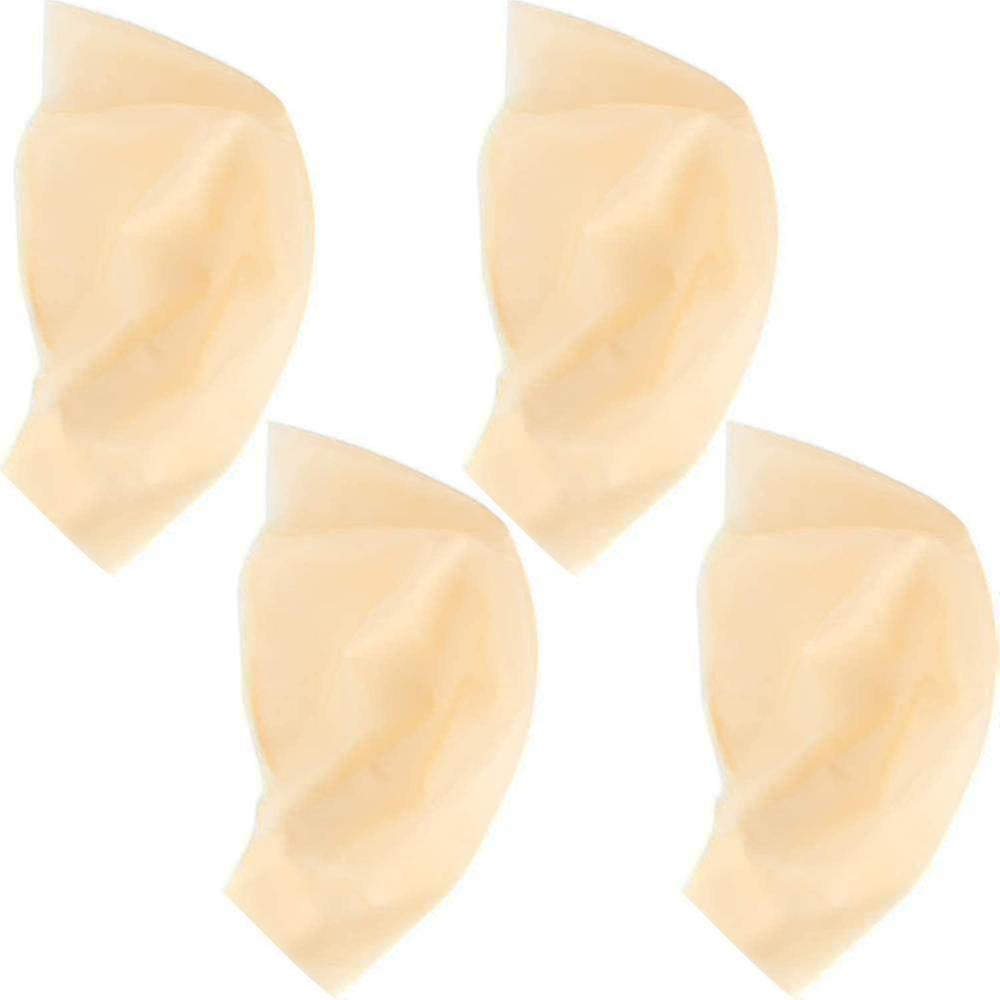 Latex Bald Caps για ενήλικες - 4τμχ Ρεαλιστικό καπάκι περούκας φαλακρό κεφάλι για κοστούμι &; μακιγιάζ