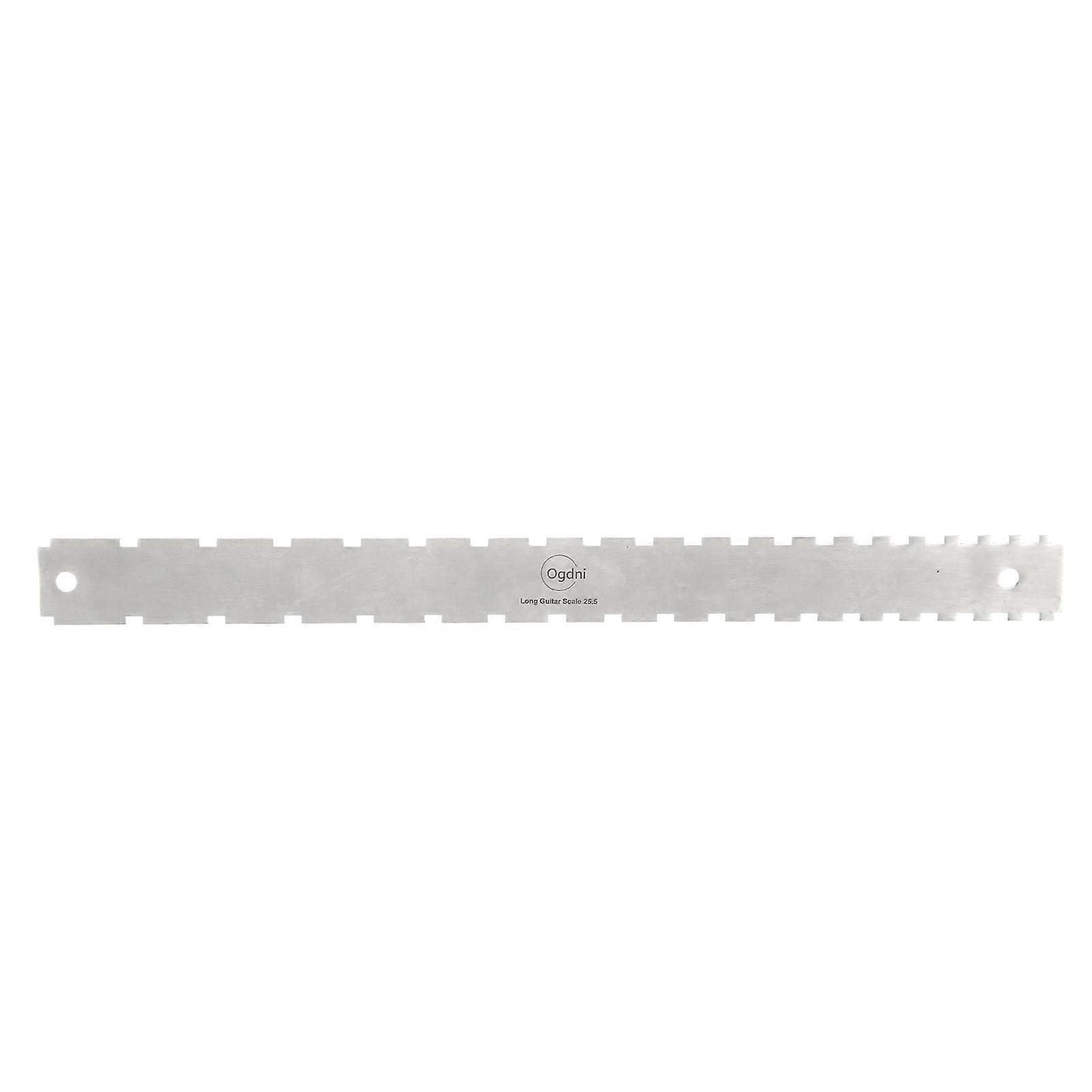 Guitar Notched Straight Edge Fretboard Fixed Measuring Ruler Straight Edge Luthiers Accessories Tool 434mm