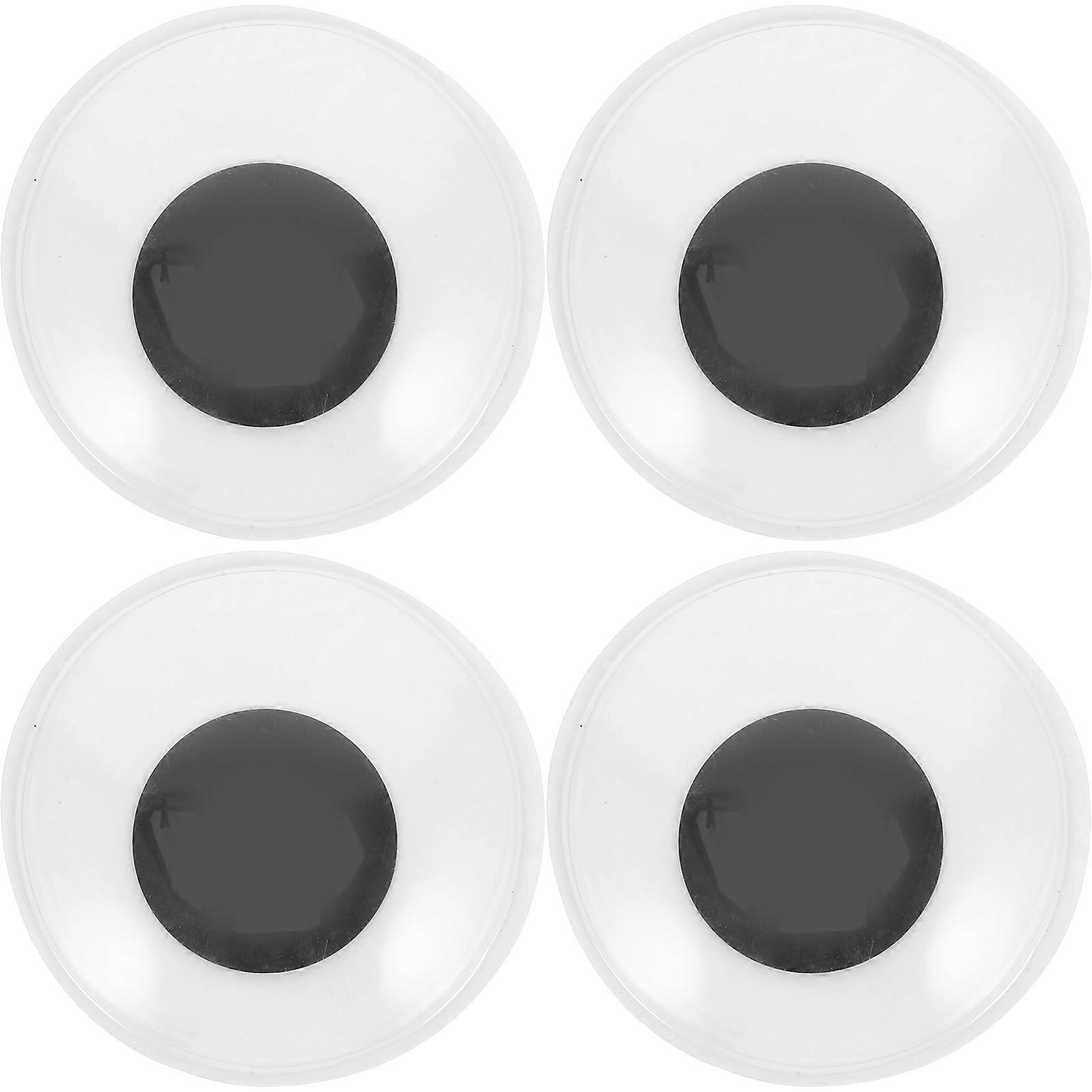 Self Adhesive Eye Stickers For Photos Diy Craft Projects Movable Fun Plastic Eyes 100Mm Multi 4Pcs