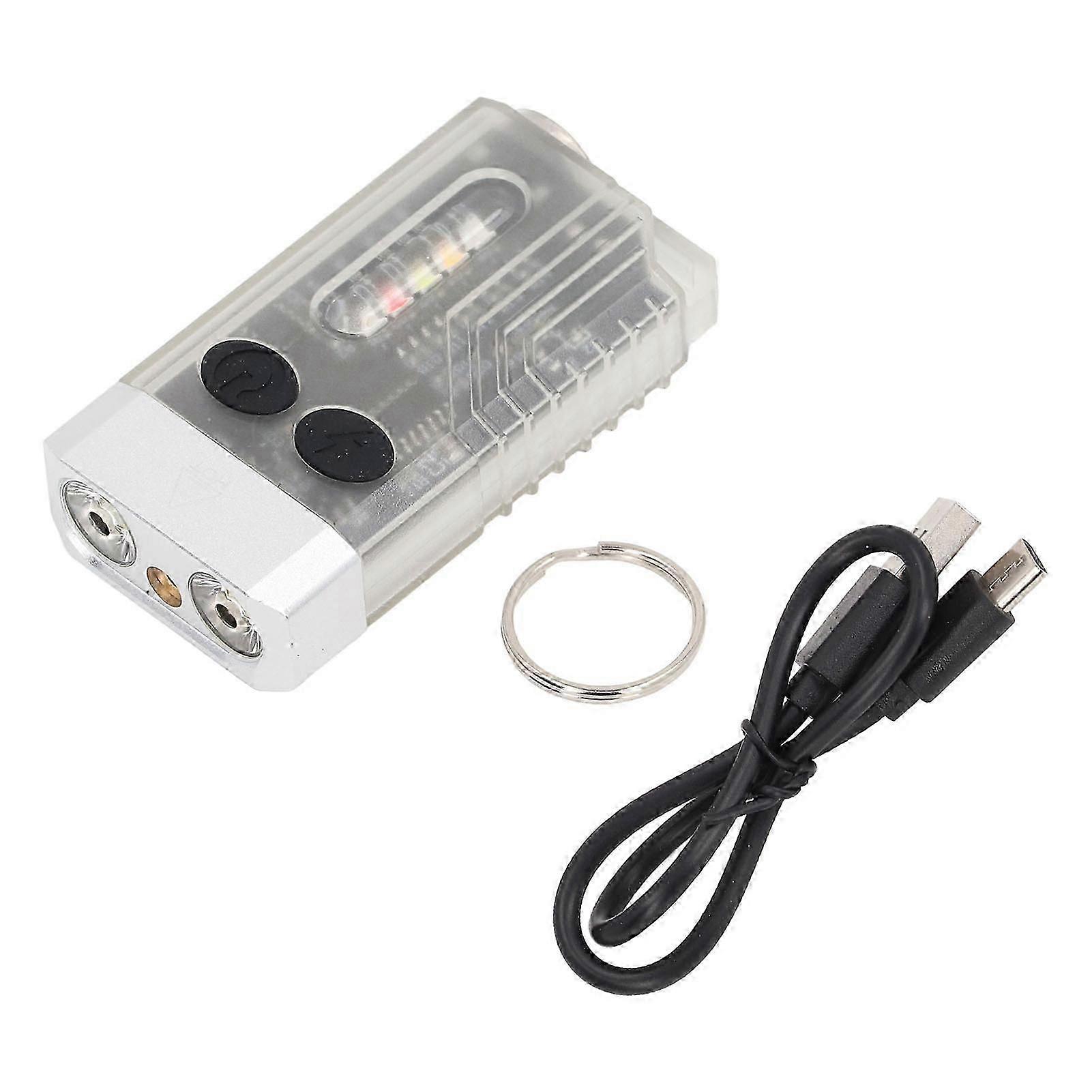 1000LM LED Flashlight with Magnetic Base and Red Light Function