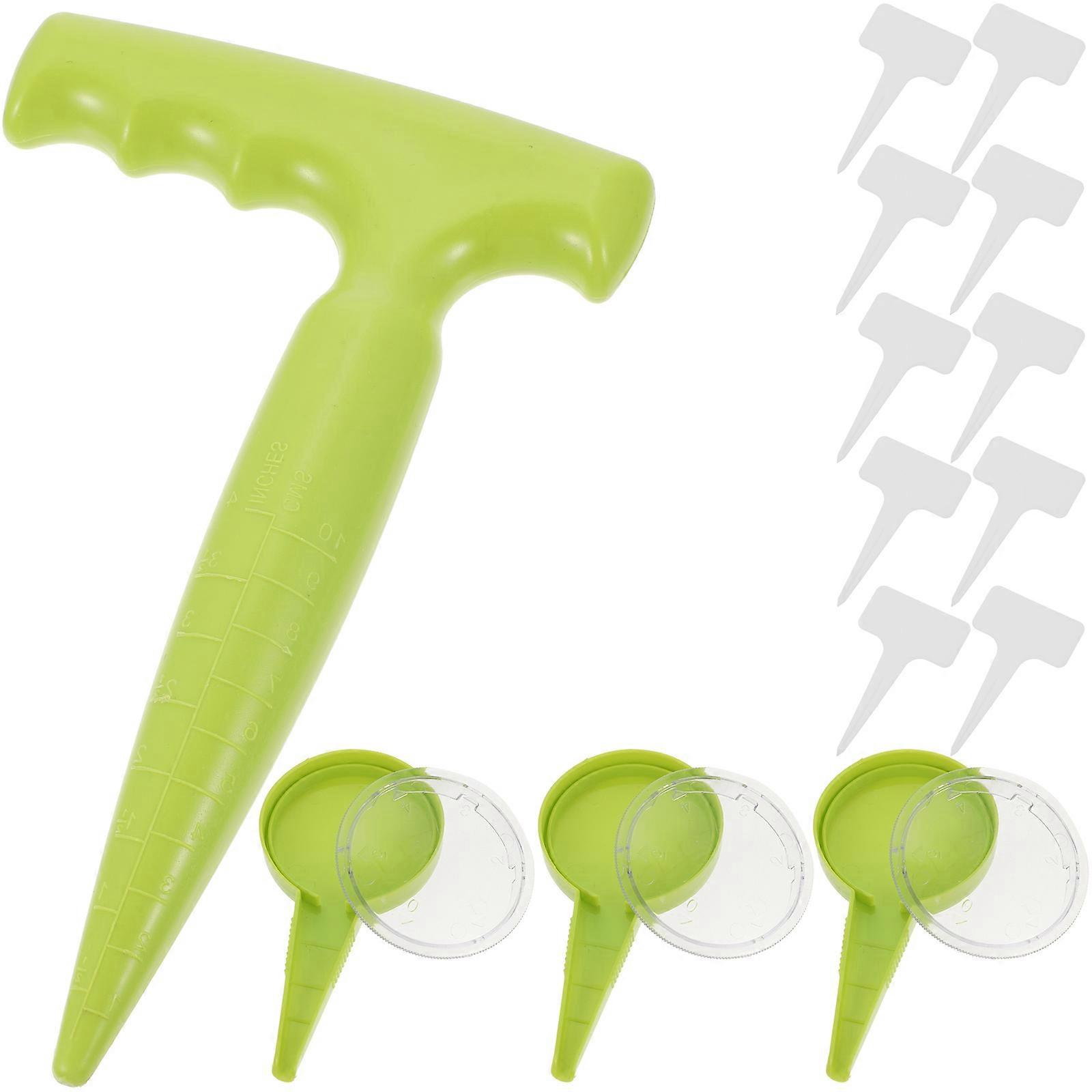 Garden Planter Tool Set For Home Gardeners Seed Dispensing And Hole Punching 1Set