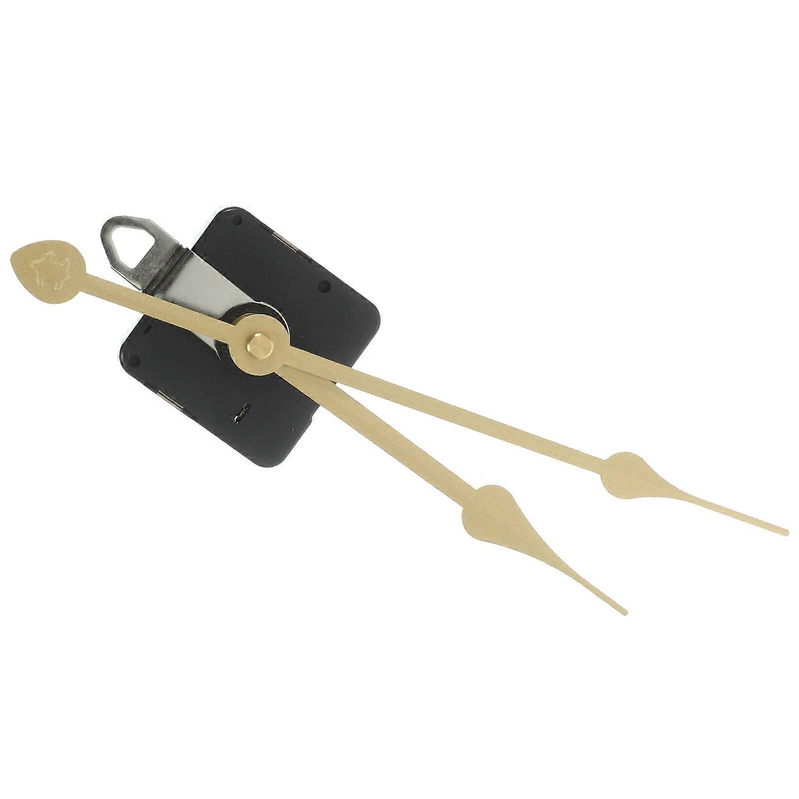 Clock Movement Kit Homemade Clock Kit Wall Clock Components Time Display Gold 1 Set