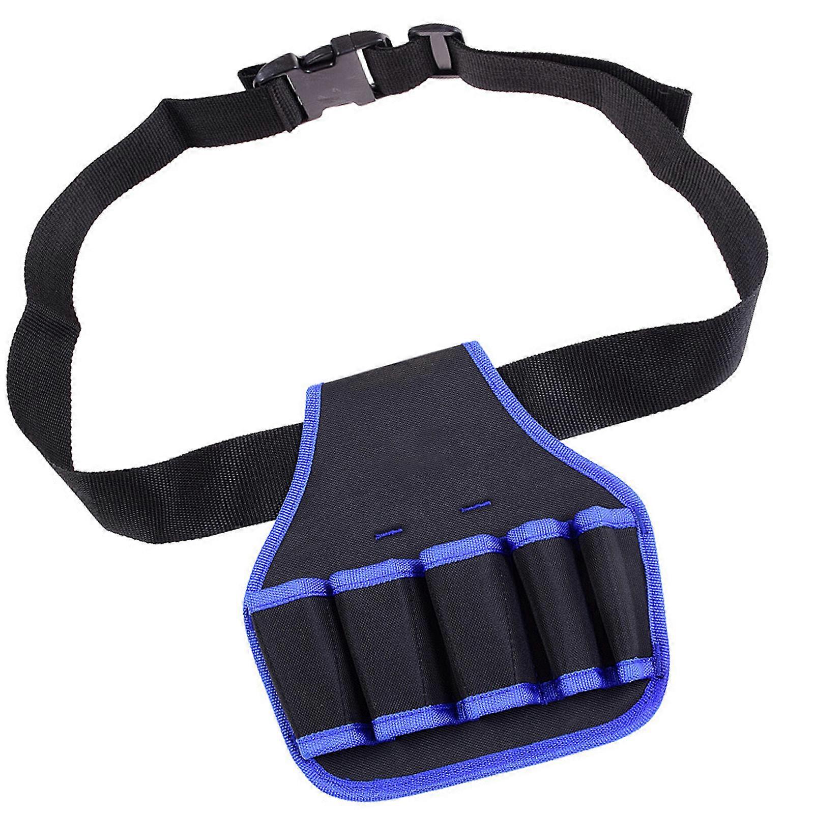 Lightweight Multi Functional Work Pouch Quick Access Tool Storage Waterproof Oxford Fabric Waist Pack For Contractors Multicolor