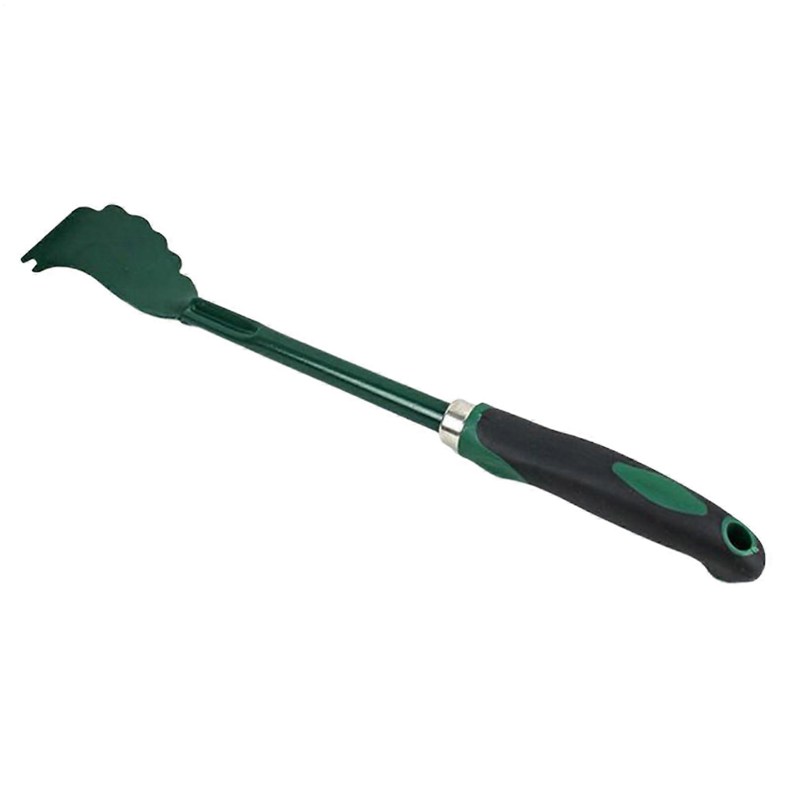 Lawn Mower Ceiling Scraper Brush, Ergonomic Long Handle Scrubber with Strong Bristles for Garden and Outdoor Cleaning