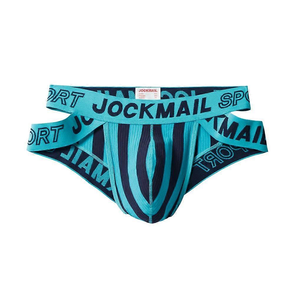 Briefs JOCKMAIL Cotton Thickened Breathable Men's Underwear Low-rise Sports Elasticated Lockdown Striped Underpnats