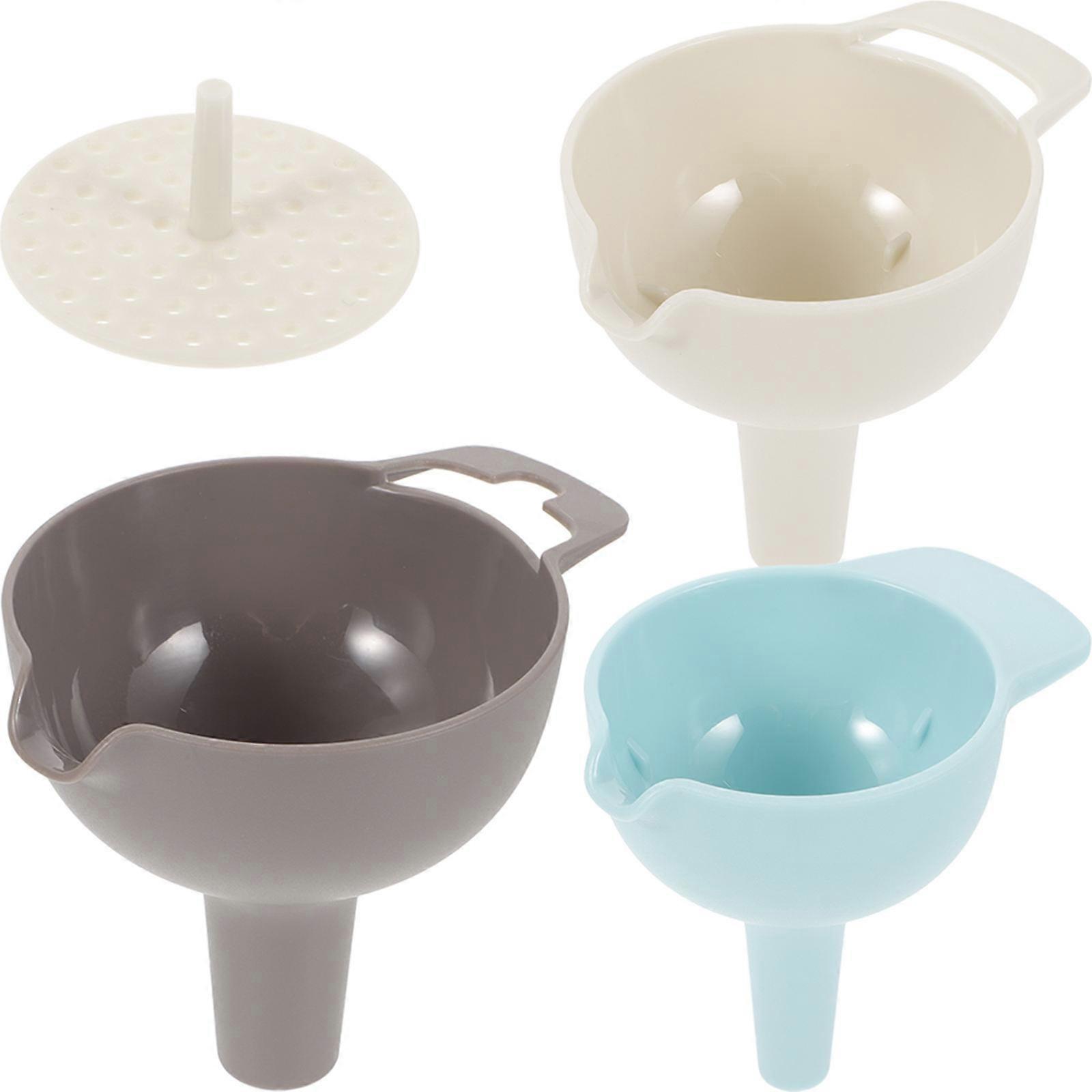 1 Set Mini Detachable Wide Mouth Liquid Oil Spices Funnels