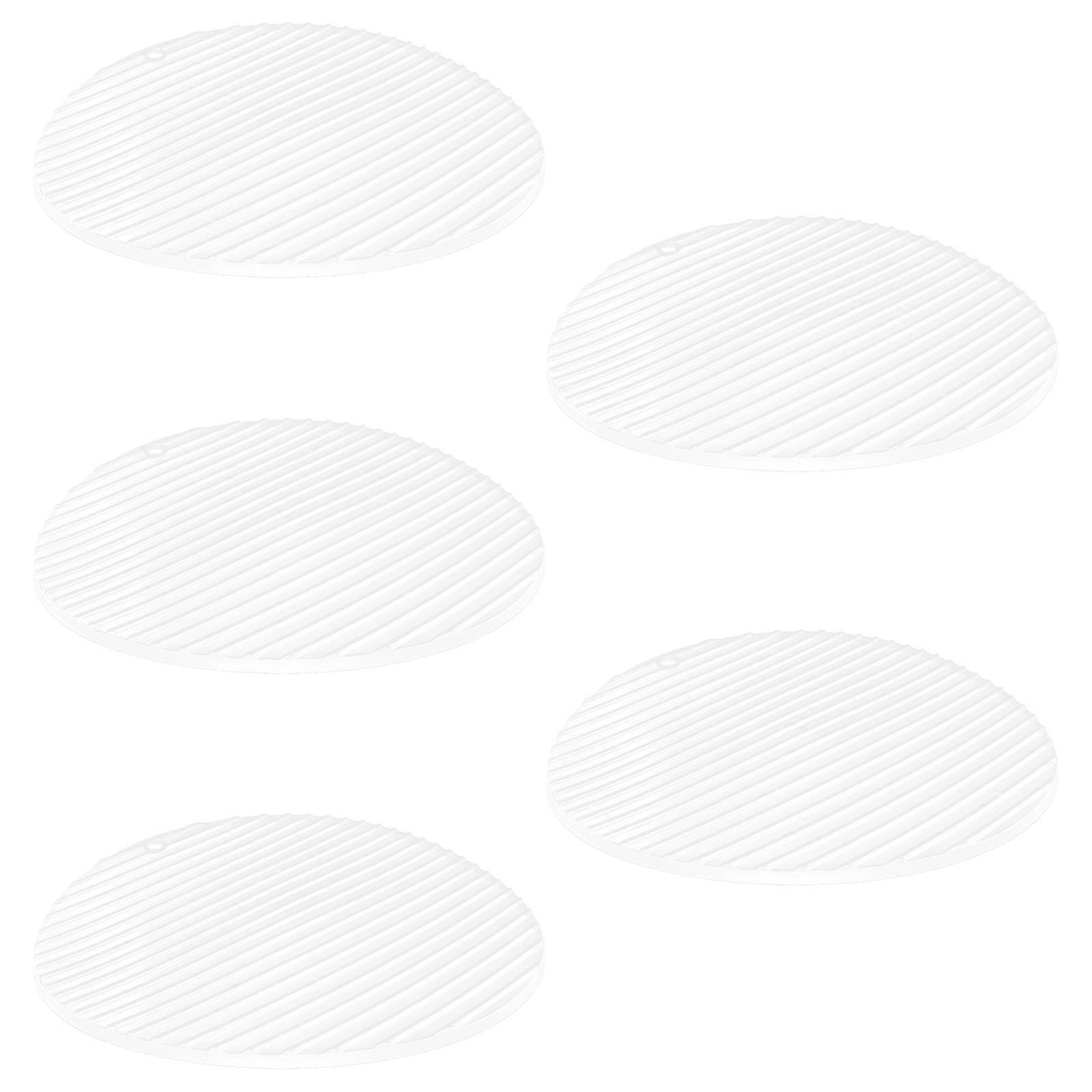 Dumpling Board Tray For Cooking Home Use Square Transparent 32.50X32.50X0.70CM Storage Tray 5Pack