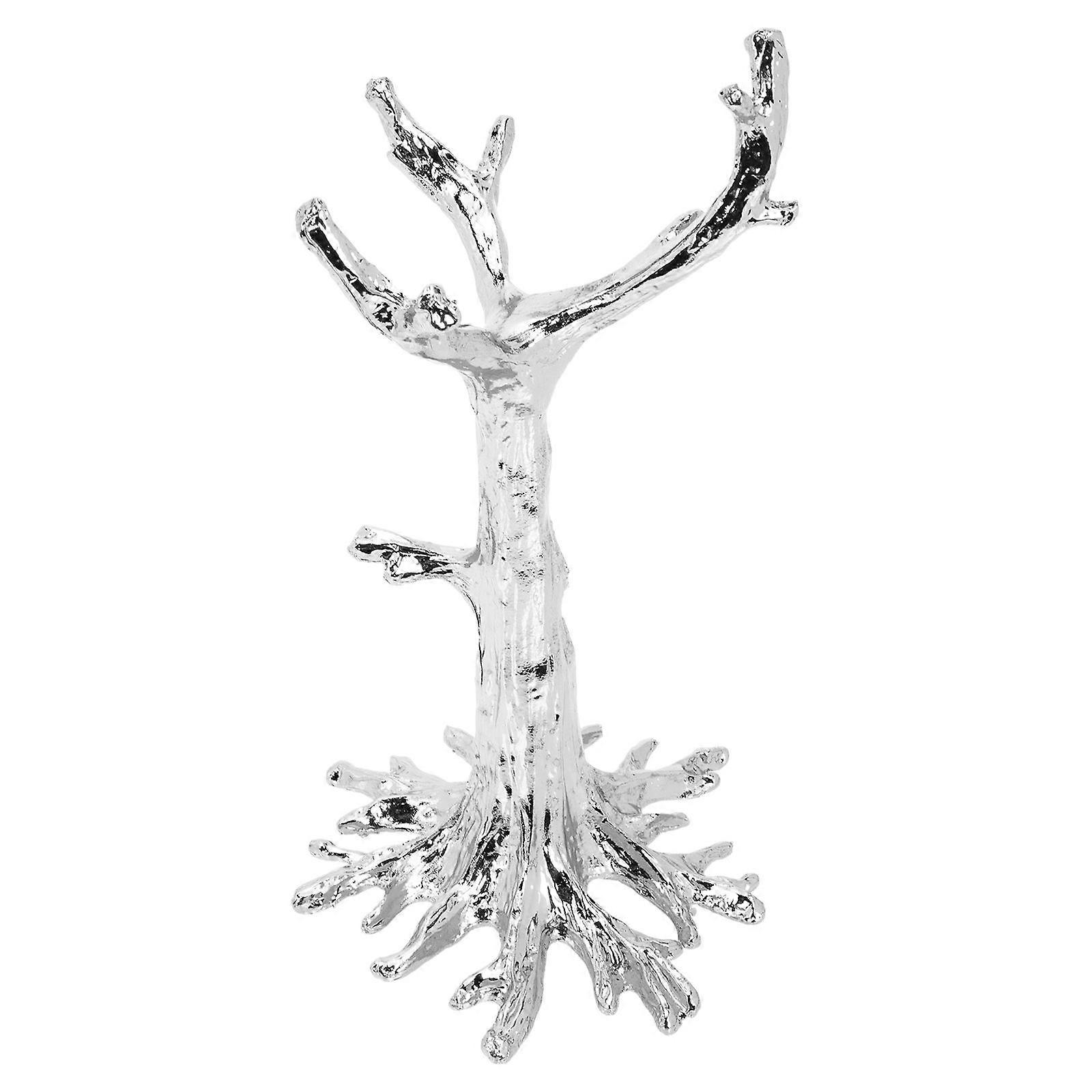 Stylish Iron Tree Branch Crystal Display Stand for Desktop Decor   Multi Functional Ore & Crystal Display Base
