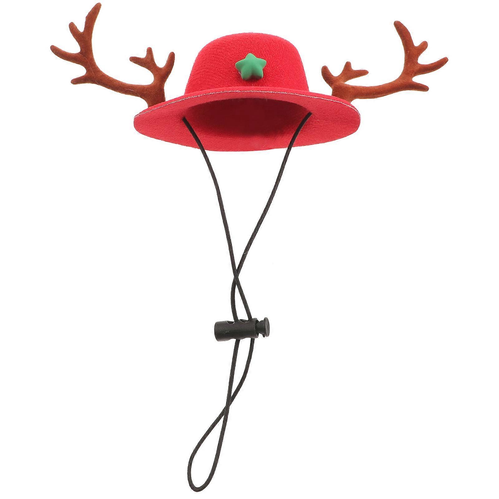 Christmas Reindeer Antler Pet Hat for Dogs and Cats – Lightweight, Comfortable Costume Accessory for Holiday Parties and Photo Sessions