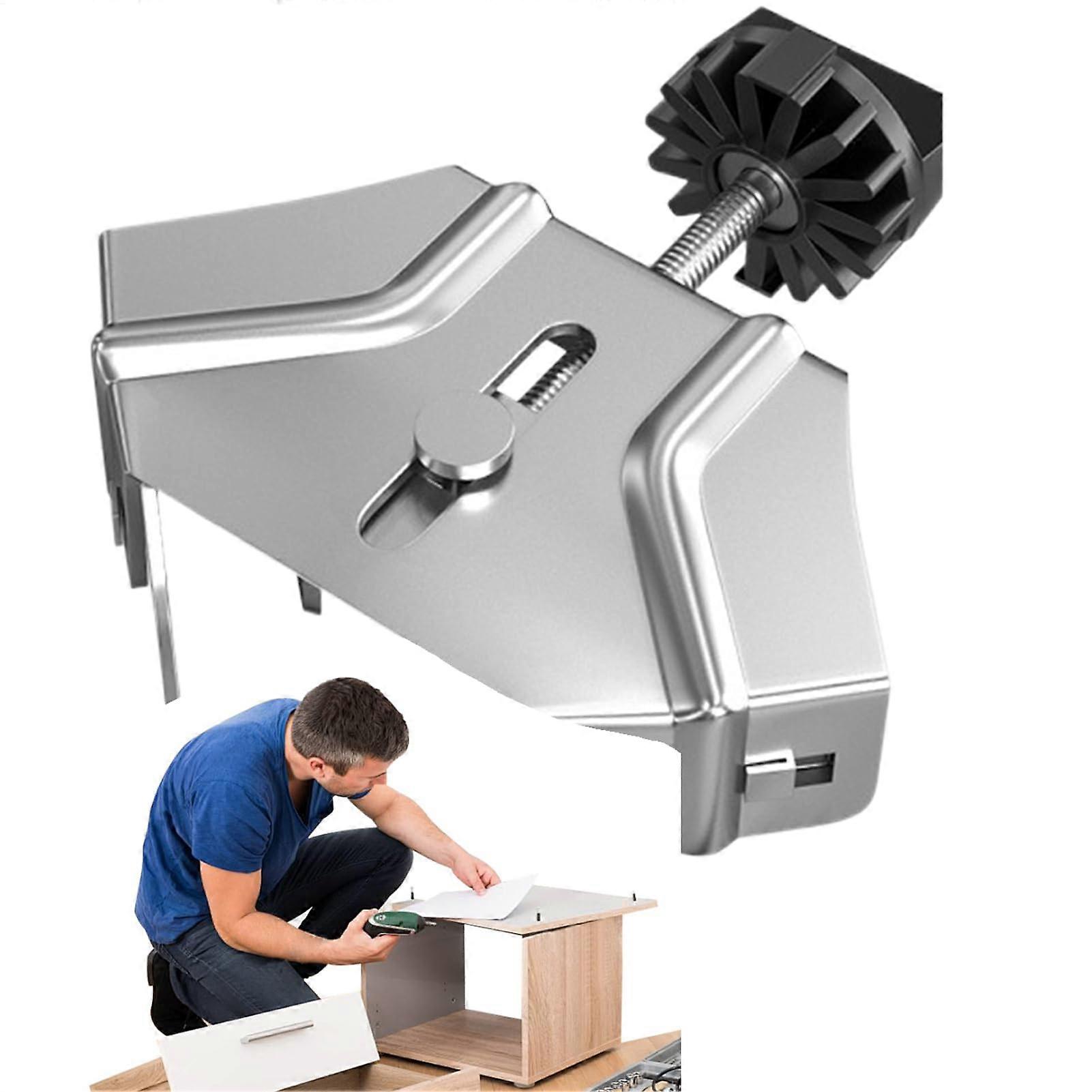 90 Degree Angle Clamp - Heavy-Duty Ergonomic Clamp With Adjustable Precision For Framing Woodworking Welding - Close Type