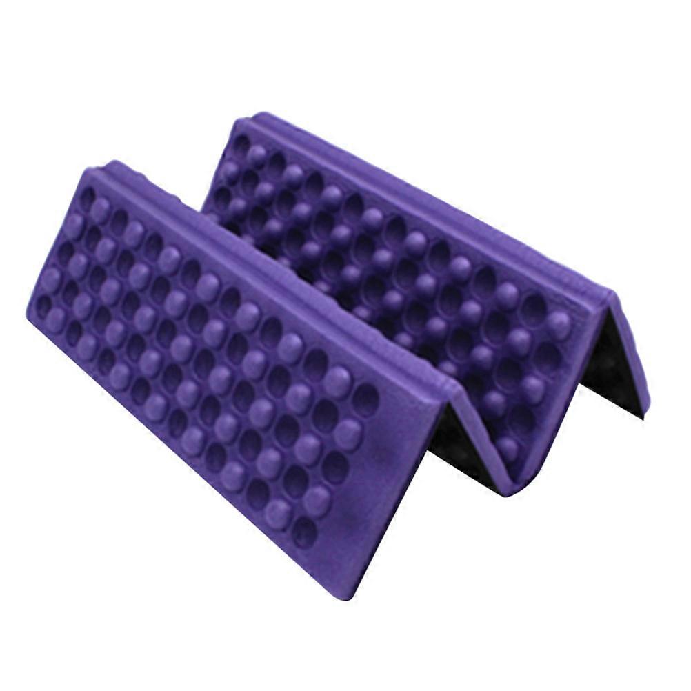 Ultra Lightweight Folding XPE Seat Cushion Mat – Insulated Portable Pad for Camping, Picnic, Hiking, Park & Outdoor Use – Purple