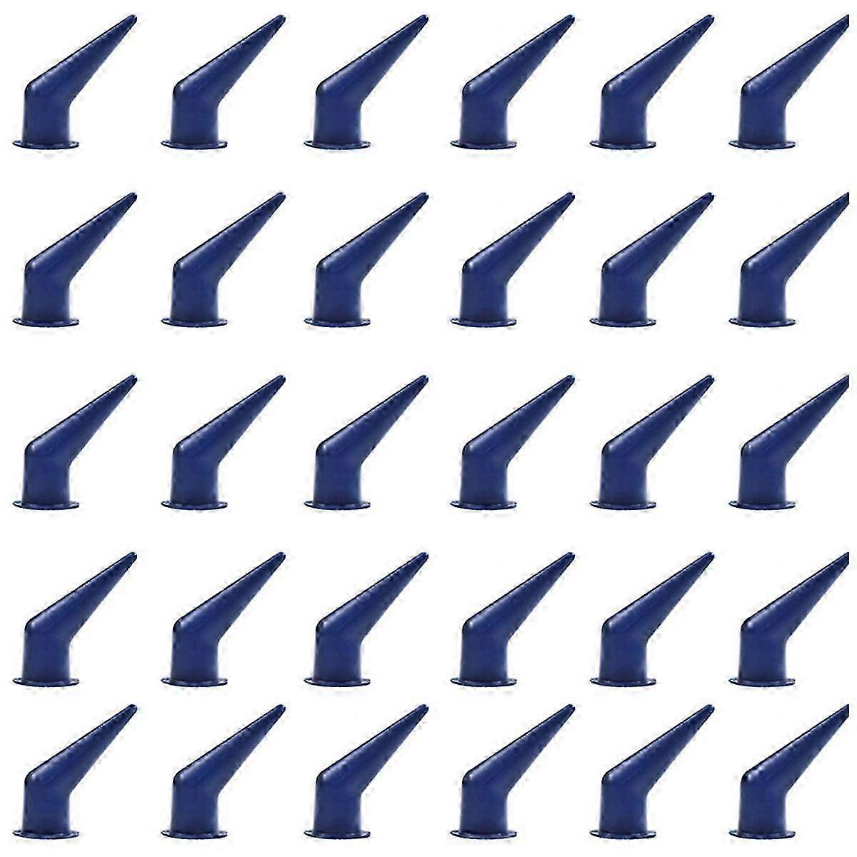 50 Pieces 45 Angle Nozzle for Bulk Caulk Tool, Cones Nozzles Caulking Nozzle Caulk Nozzle Applicator Replacement Blue