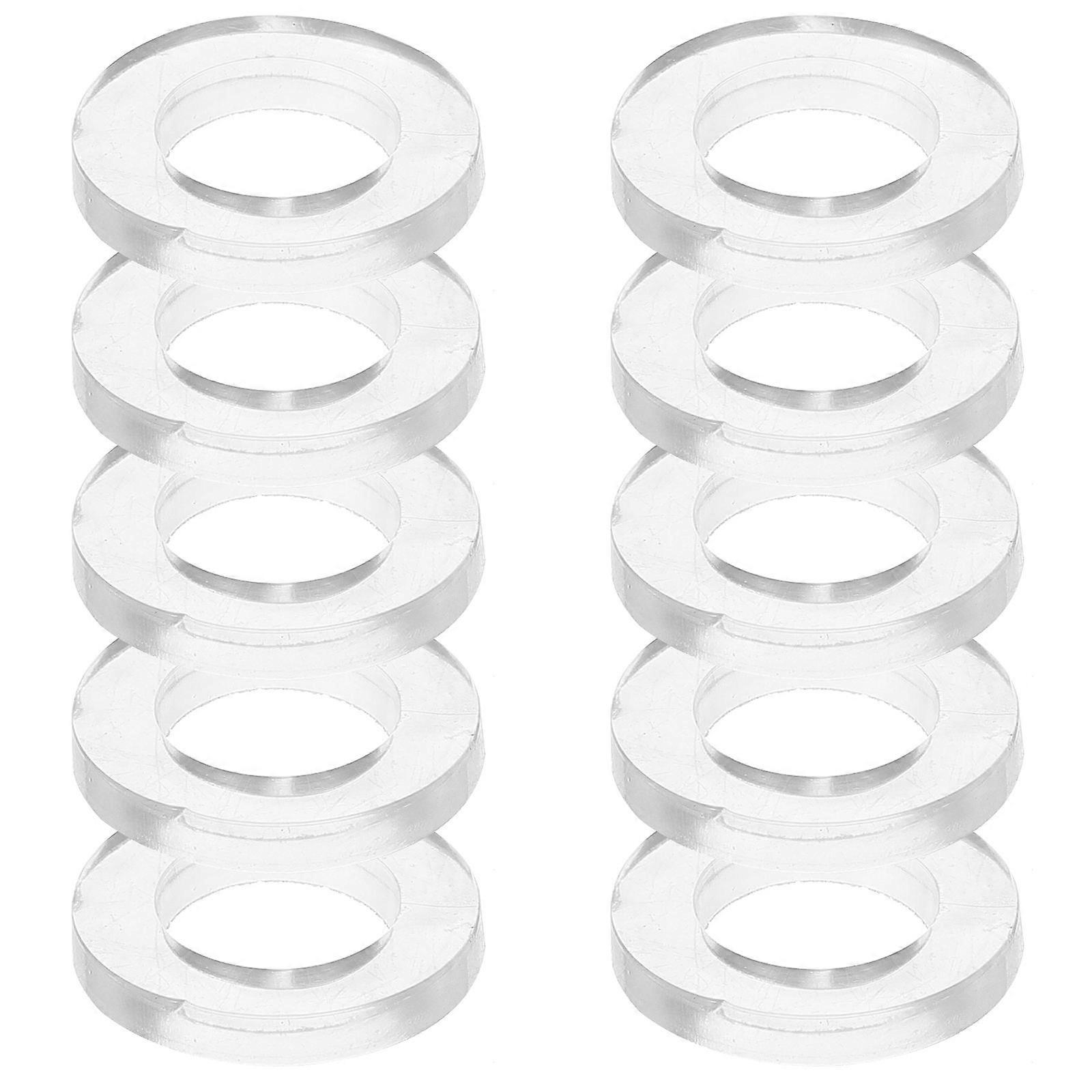 10Set Shower Hose Accessories Rubber Washers For Home Use Prevent Leakage Transparent Sealing Effect