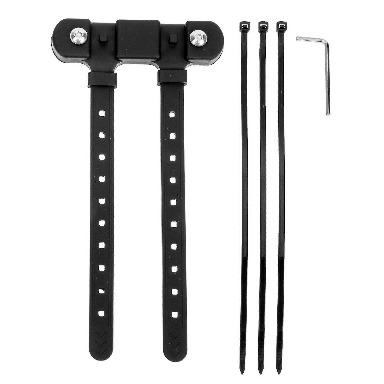 Bike Water Bottle Holder with Silicone Mount Base for No Screw Installation Black Fits Most Bikes 1 Set