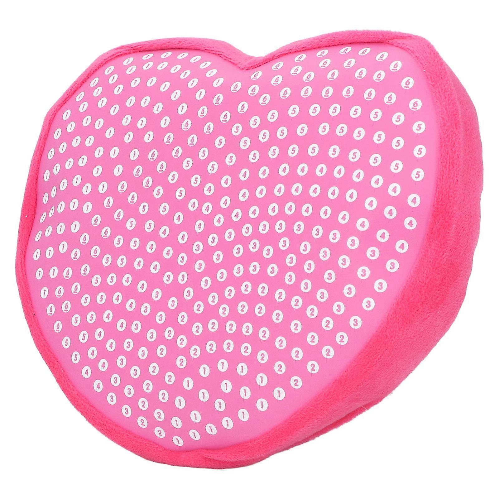 DIY Plush Craft Pillow Puzzle Cute Plush Doll DIY Decompression Pillow for Kids Over 6 Years Old Peach Heart Pillow 34988 