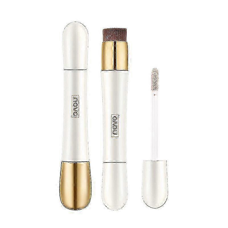 Globa Shop 2 In 1 Foundation Anti-wrinkle Concealer Foundation Stick With Built-in Brush Lighten skin tone
