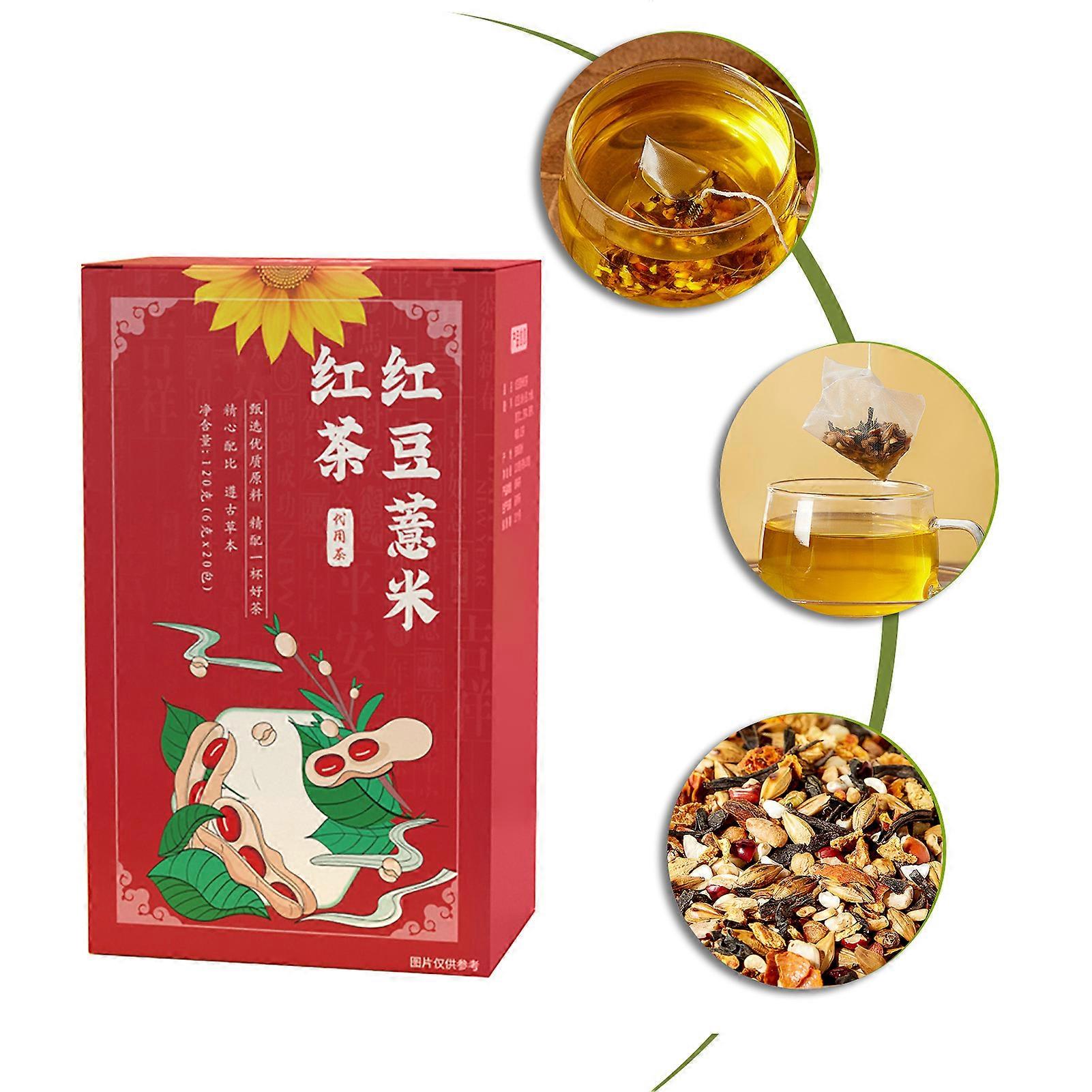 Red Bean Barley Tea 20 Triangular Bags 120g Natural Blend