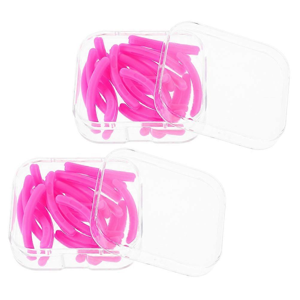 48Pcs Silicone Eyelash Curler Refills Designed For Women Dates Enhance Curling Experience