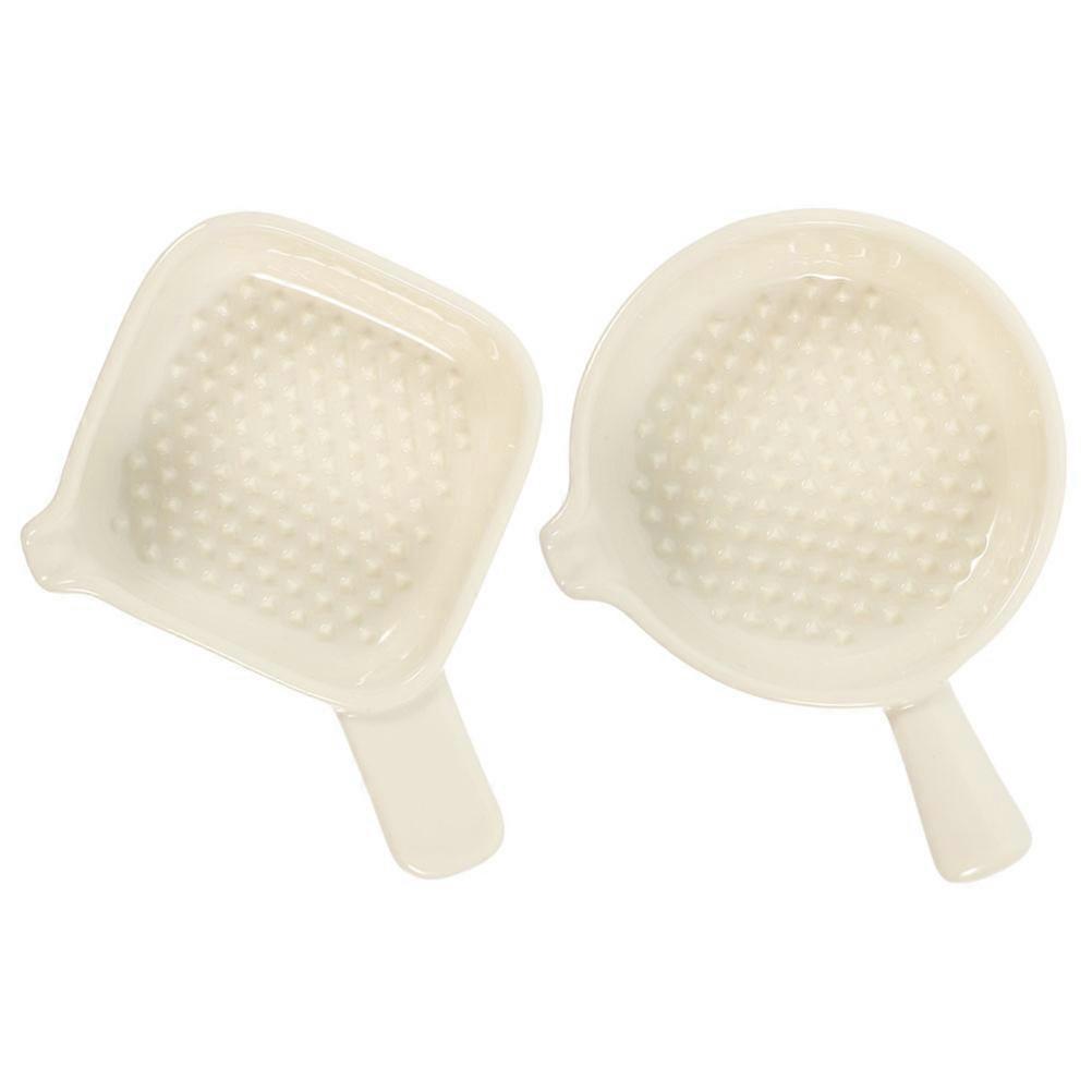 White Ceramic Sauce Dishes Perfect for Storage Use and Multipurpose Ideal for Home Kitchen Parties 2 Pieces