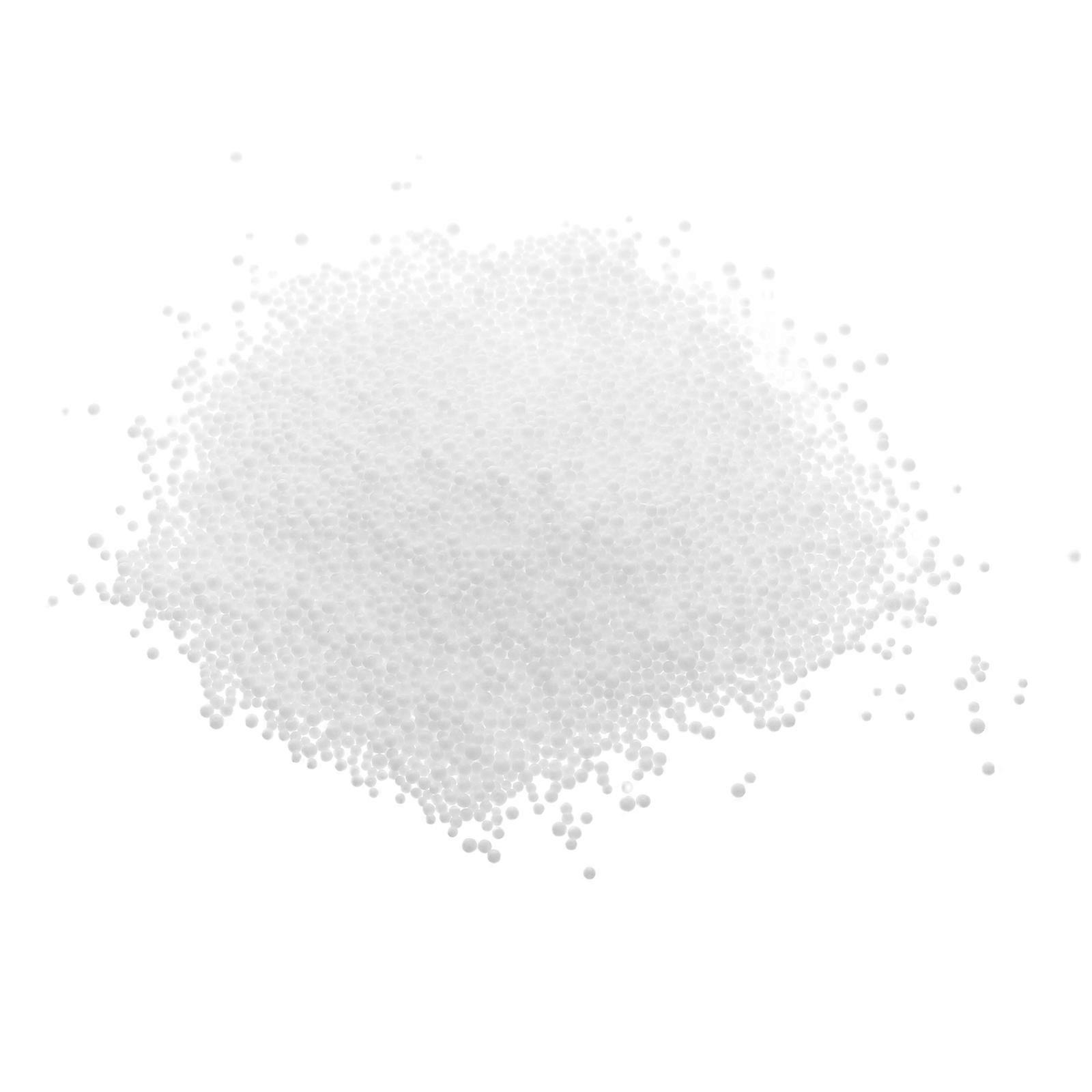 White Foam Filling Beads for Decoration and Comfort Versatile Design 1 Bag