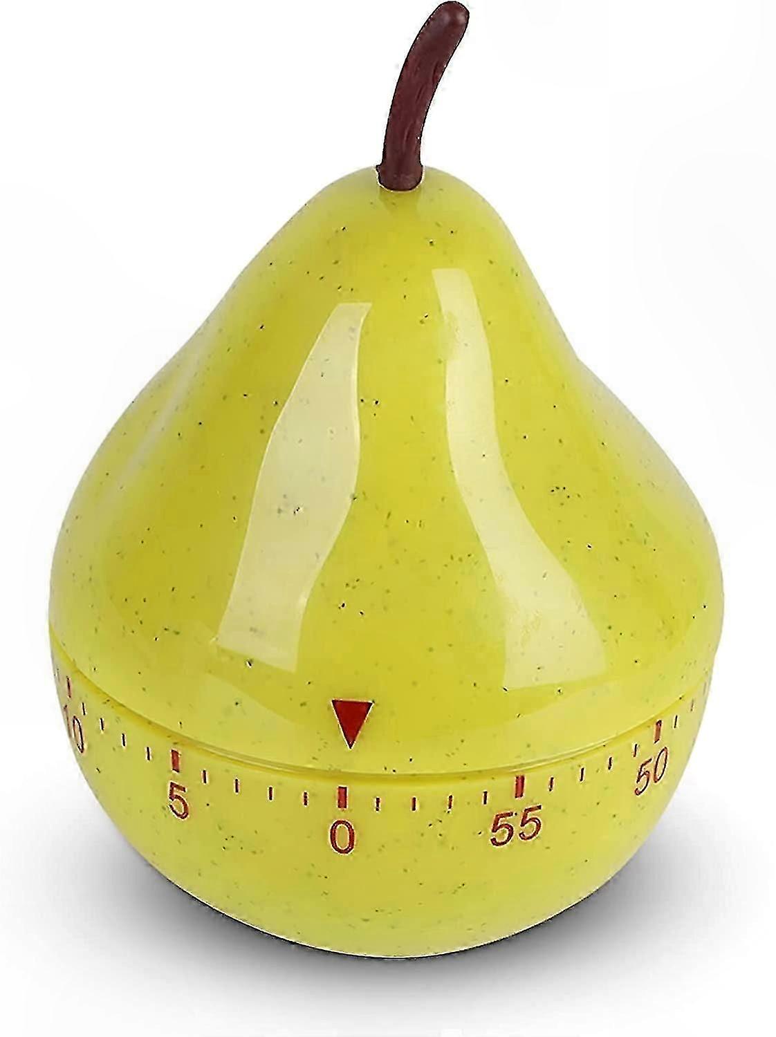 Mechanical Kitchen Timer with 60-Minute Countdown and Rotating Alarm Function