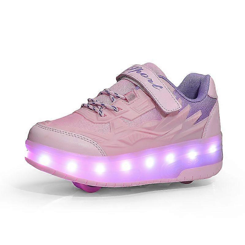 AFFINEST Børnesneakers Dobbelthjulede sko Led Light Sko 2Fq7