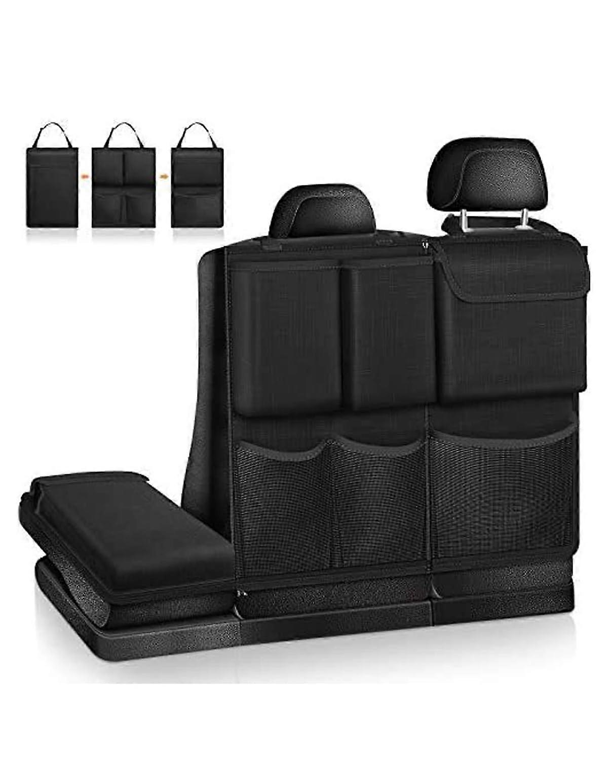 Luggage Net Car Trunk Organizer With Large Capacity For Rear Seat Universal Storage Bag Black