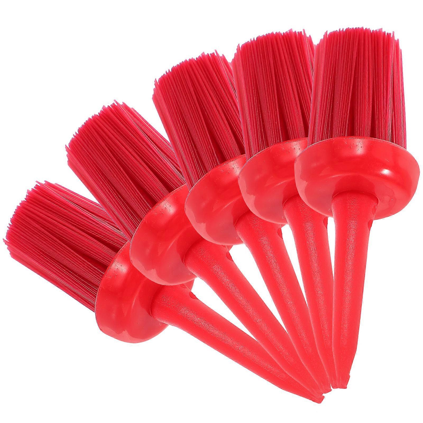 5Pcs Golf Tees Multi Functional Plastic Golf Ball Brush Portable Golf Bases