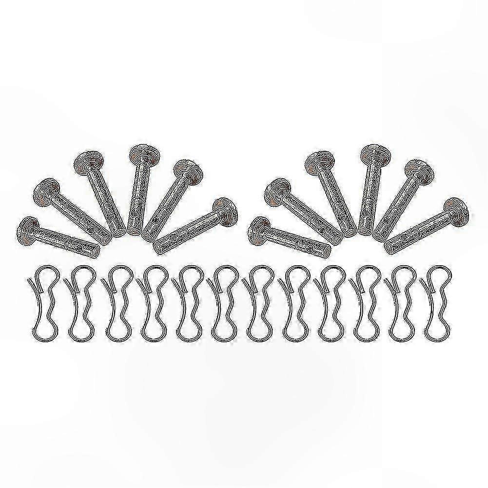 Snowblower Shear Pins and Cotter Pins Replacement Set, 12 Pieces for MTD Models