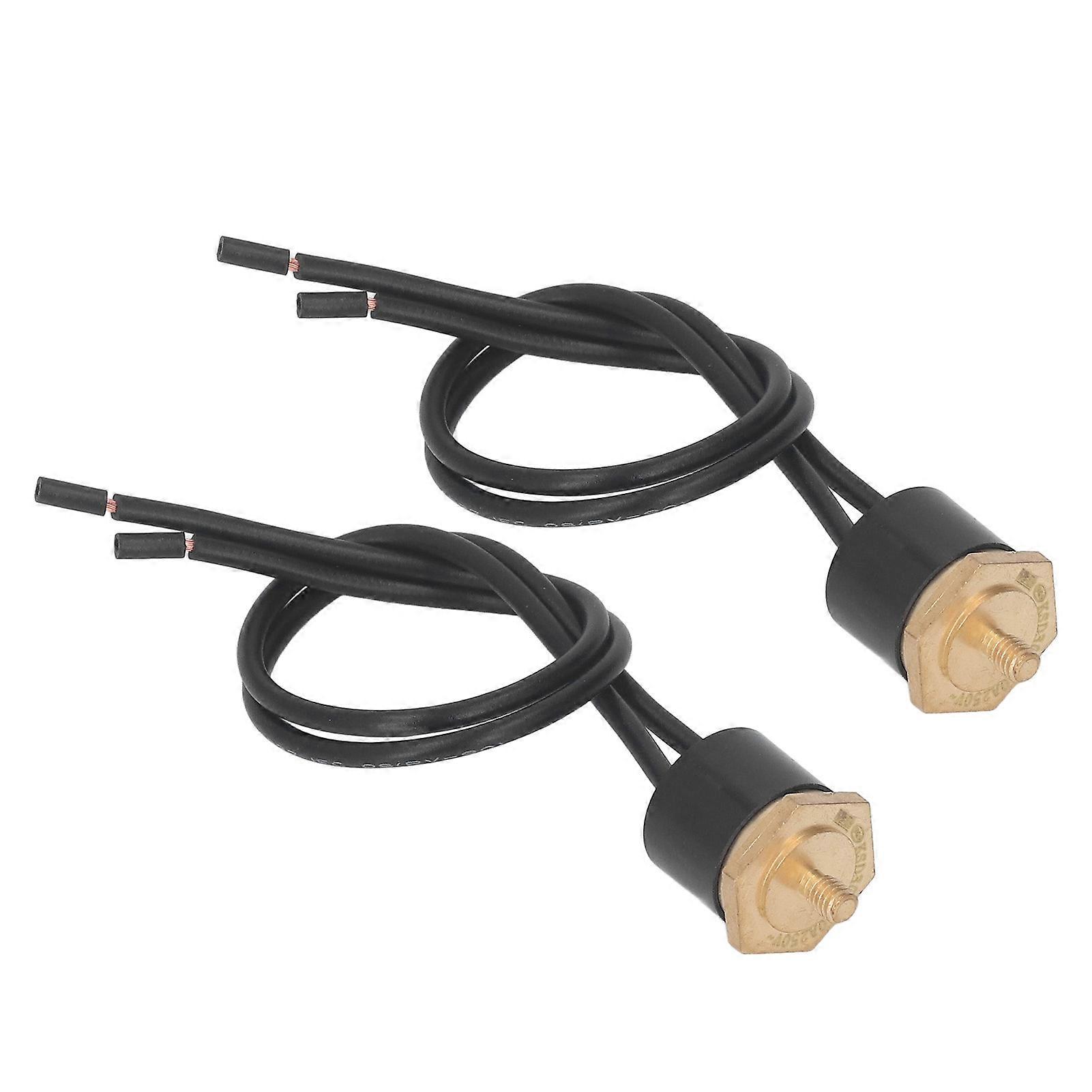 2Pcs Thermostat Switch Waterproof No Arcing KSD301 Thermal Control Switch with Wire  M4
